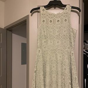 Altar’d State Sage/Mint Lace Formal Dress -Like New- S